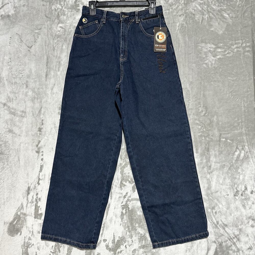 NWT Y2K G-Unit Deadstock Heavyweight Jeans Big Boys Size 16 Blue Baggy Wide Leg